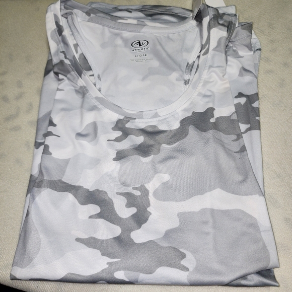 Athletic Works Women's Core Active Racerback Tank, Size Lg 12-14 - Picture 8 of 8